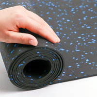 Revêtement de sol de gym personnalisé ATYAPI, haute densité, en rouleau, 3-12 mm, résistant à la corrosion et à la moisissure, en caoutchouc, 1 m, pour usage intérieur, salle de sport, aire de jeux, unisexe