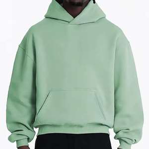 Sweat-shirts à capuche de qualité supérieure 470 GSM 100% coton Coupe ample Fabricants Coupe ample en molleton de coton Sweat-shirt lourd à capuche - Product Image 5