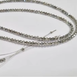 Faceted Cut 3 MM Mix Color Moissanite Diamond <b>Necklace</b> - Product Image 1