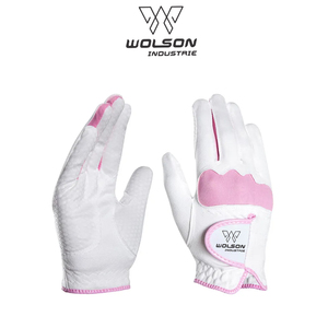 Wolson Industry Logotipo personalizado Guantes de golf de cuero Cabretta de mano izquierda o derecha de alta calidad para productos de alta calidad unisex. - Product Image 6