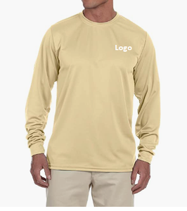 Men's Moisture-Wicking Long-Sleeve T-Shirt 100% polyester knit Imported Pull On closure <b>Machine</b> Wash Cheap Stock Fashion - Product Image 6