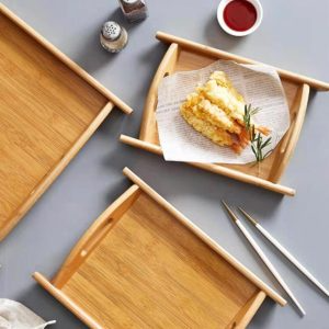 BANDEJA BAMBÚ CLÁSICA/SOSTENIBLE PARA USO DOMÉSTICO/HECHA EN VIETNAM - Product Image 5