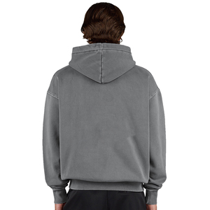 Sweat à capuche surdimensionné de haute qualité en gros personnalisé, sweat à capuche en molleton décontracté pour hommes, logo personnalisé surdimensionné, doux et respirant - Product Image 2