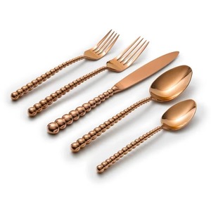 Ensemble de couverts de designer avec poignées de style perle, idéal pour la salle à manger élégante à la maison, les hôtels, les restaurants, les fêtes et les cadeaux - Product Image 5