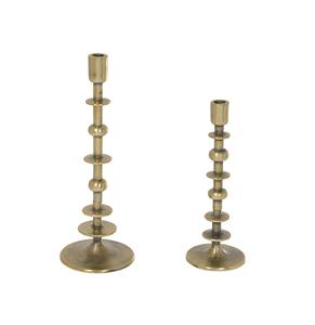 Bougeoirs coniques en aluminium brut en gros, bougeoirs torsadés en métal poli, bougeoirs modernes en aluminium à tige spirale - Product Image 3