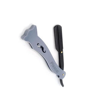 Navaja de peluquero para cortar y entresacar el cabello, soporte para cuchillos de salón de belleza, navaja de afeitar de filo recto para barbería, marca privada de barbería - Product Image 2