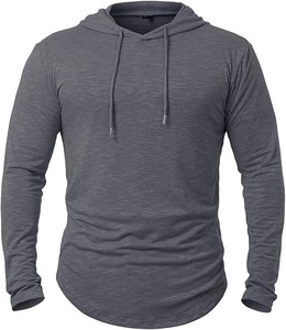 Vêtements de sport Pull sans manches personnalisé de haute qualité Slim Fit Athletic Fitness Training Muscles Hoodie pour homme - Product Image 1