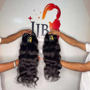 Vente en gros faisceaux de tissage de cheveux brésiliens droits, fournisseurs de cheveux humains de temple indien brut bouclés droits ondulés - Product Image 1