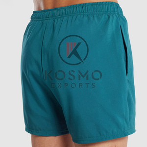 กางเกงขาสั้นออกกำลังกายกลางแจ้งสำหรับผู้ชาย ลายพิมพ์ดิจิทัล ระบายอากาศ แห้งเร็ว ผ้ายืด สแปนเด็กซ์ สีพื้น - Product Image 4