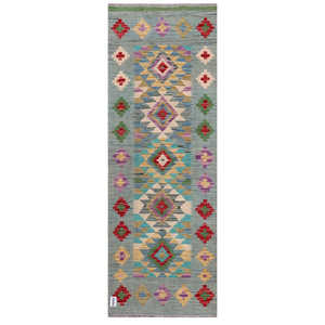 พรมกิลิมไมมาณา อัฟกานิสถาน ขนาด 202 x 72 ซม. พรมปูพื้นและชุดพรม - Product Image 1