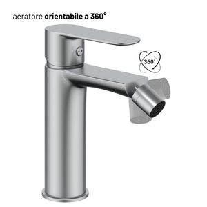 Serie Pop in ottone miscelatore per Bidet a leva singola Click-Clack rifiuti varie finiture-include nichel spazzolato - Product Image 5