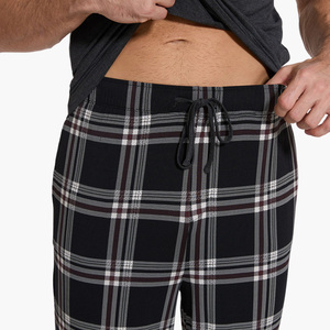 Custom Printed <b>Pajamas</b> <b>Set</b> Soft Breathable <b>Men's</b> Pants Bamboo Modal Long Sleeves Casual <b>Men</b> Pijama Sleepwear - Product Image 3