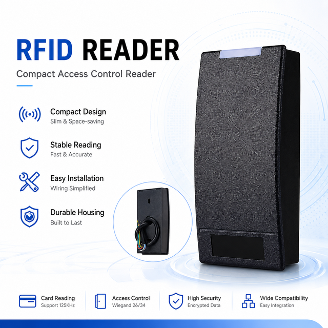 Smart Door Access Control System Proximity 125Khz  EM Card RFID Card Reader for Office Security Door