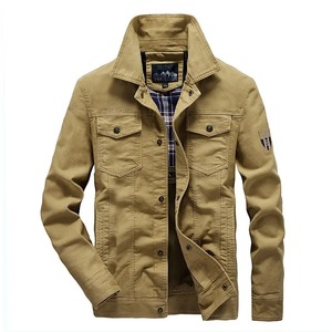 Veste décontractée pour homme à col, printemps automne, nouveau style, vert, vêtement d'extérieur décontracté, haut tendance pour les jeunes hommes, longueur régulière - Product Image 5