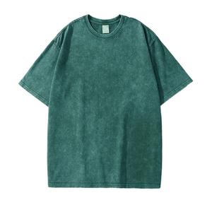 เสื้อยืดโอเวอร์ไซส์สไตล์วินเทจผ้าคอตตอน 100% ย้อมสีเอซิด สำหรับผู้ชาย แบรนด์ Elite  รับสกรีนโลโก้ สตรีทแวร์ คุณภาพสูง ผลิตในบังคลาเทศ - Product Image 4