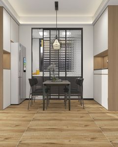 Carreaux aspect porcelaine bois, antidérapants, résistants à l'usure, au design moderne Carreaux en bois mat 600X1200MM pour sol - Product Image 1