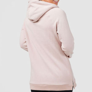 Sweat-shirt d'allaitement de maternité en coton biologique pull de maternité pour femmes respectueux de l'environnement pull durable à demi-fermeture éclair pull pour la maternité - Product Image 6