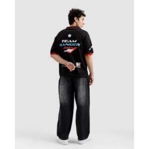 T-shirt Polo Homme Équipe de Course 100% Polyester Spandex Respirant Anti-Plis Broderie Foncée Motif Uni Haute Qualité ODM OES 6XL - Product Image 6