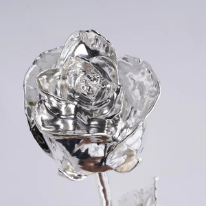 Custom Silver Rose Bloom-Perfecto para regalos y eventos corporativos - Product Image 1