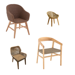 High Quality Indoor and Outdoor Dining <b>Chair</b> <b>Rattan</b> synthetic or original <b>rattan</b> customable design request made in Indonesia - Product Image 4