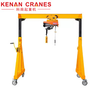 Nouvelle Conception Grue Portique Monopoutre Mobile à Hauteur Réglable 1 Tonne 3 Tonnes 5 Tonnes 10 Tonnes