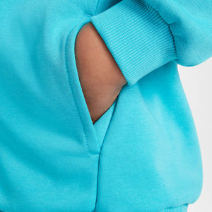 100% algodón niñas Oversize Pullover Hoodie nuevo diseño Digital impreso Oversized Girls Satin Knitted Hoodie para la temporada de invierno - Product Image 5