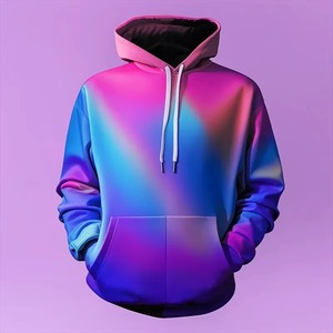 OEM ODM Calidad Premium Nueva Moda 3D Imprimir Púrpura Sudadera Con Capucha Y2k Ropa Para Hombres Mujeres Ropa Deportiva Casual Otoño Ropa de Calle - Product Image 4
