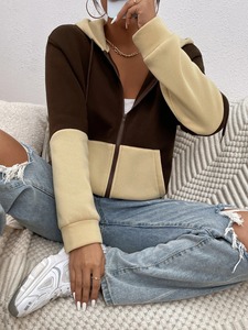 Nuevo estilo de moda para mujer, sudaderas con capucha, ropa informal, sudaderas con capucha transpirables de manga larga holgadas de alta calidad para mujer - Product Image 5