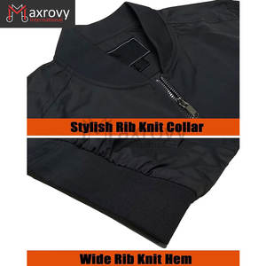 Bomber Jacket Veste décontractée coupe-vent Outwear Veste pour homme Coupe-vent léger avec 5 poches Streetwear Vêtements - Product Image 4