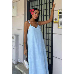 Vestido Lina Modal con Tirantes 2906, Transpirable para un Uso Cómodo - Product Image 4