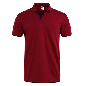 Vente en gros de t-shirts polo de haute qualité 100% coton chemise pour hommes polos personnalisés t-shirts polo avec logo personnalisé pour hommes - Product Image 1