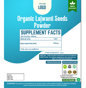 Poudre de graines Lajwanti organiques naturelles pures de qualité supérieure directement du fabricant indien Poudre de fenugrec biologique de qualité 100% - Product Image 2