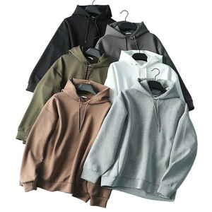 Sudaderas de Invierno Personalizadas con Bordado para Entrenamiento y Jogging, 100% Algodón, Corte Regular, Sudaderas con Capucha de Forro Polar para Hombre, Resistentes al Viento - Product Image 1
