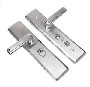 Stainless steel door lock and handles Double handle panel door lock Bedroom door lock