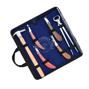 Kit de Herraje para Caballos, Herramientas de Herrador, Cortador de Cascos, Alicates, Cuchillos de Acero Inoxidable para Cascos, Herramientas de Recorte de Cascos y Martillo de Herrador de Acero Forjado - Product Image 6