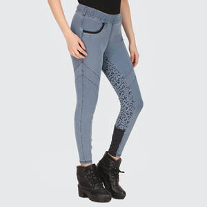 Recién llegado, mallas para montar a caballo, fabricación de ropa personalizada, medias ecuestres antideslizantes estirables, pantalones con bolsillo - Product Image 4