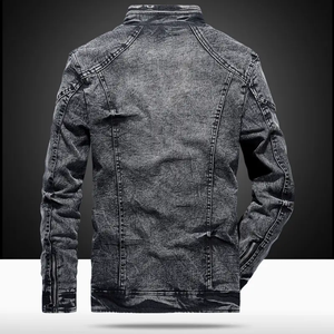 New Man <b>Jacket</b> <b>Sequin</b> Denim Coat <b>Men</b> Loose Fashion Personality Hole Clothing Trend Ripped Long Sleeve <b>jacket</b> for <b>men</b> - Product Image 3