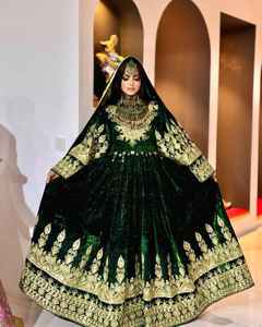 Vente en gros de robe de style afghan pour femmes à la mode robe évasée entièrement cousue pour adultes - Product Image 5