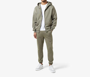 Offre Spéciale zip up style Hommes 100% Polyester Sportswear Survêtement Pas Cher Prix Séchage Rapide Formation Sports Club Jogging Costumes - Product Image 1