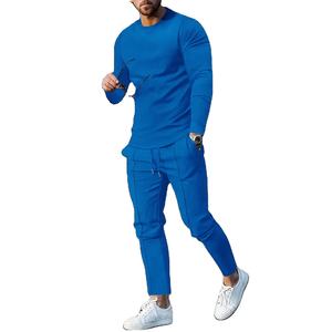 Conjunto de Chaqueta Waffle para Hombre, Superventas de Invierno, Color Sólido, Cuello con Solapa, Cordón Ajustable, Transpirable, Secado Rápido, Ligero, Deportivo, Casual - Product Image 1