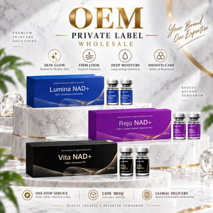 เซรั่มบำรุงผิวกระจ่างใส C NAD+ โรงงานผลิตแบบ OEM ODM รับผลิตสินค้าความงามภายใต้แบรนด์ของคุณ - Product Image 2