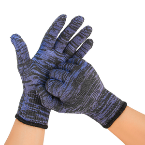 Gants de travail en polyester tricoté multicolores pour la protection des écrans, durables, protection du travail, usage quotidien, sport, prix d'usine - Product Image 1
