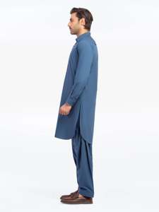 Shalwar Kameez pakistanais pour hommes, tenue décontractée pour les fêtes, vêtements de cérémonie, tenue musulmane élégante, coupe régulière pour les mariages, l'Aïd et les événements festifs - Product Image 4