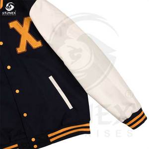 2024 Wholesale <b>Men</b> Varsity Jackets Letterman Jackets Custom Baseball Letterman Varsity Bomber Jacket - Product Image 6
