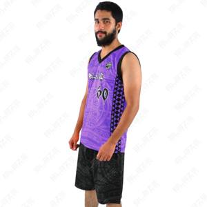 Ensemble uniforme de basket-ball d'été unisexe personnalisé OEM pour adultes maillot de sport de haute qualité avec caractéristiques respirantes grande taille - Product Image 1