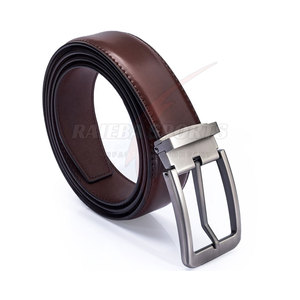 Ceintures en cuir avec impression de logo personnalisé de haute qualité pour hommes Style de mode de luxe avec boucle en acier matériau en peau de vache et matériau PU - Product Image 1