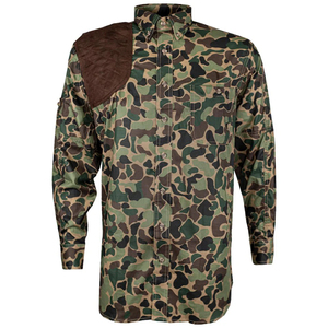 Hombres Shooting Camo Shirt Nuevo estilo para la venta al por mayor de alta calidad de algodón a cuadros de manga larga camisas de tiro de vacaciones - Product Image 1