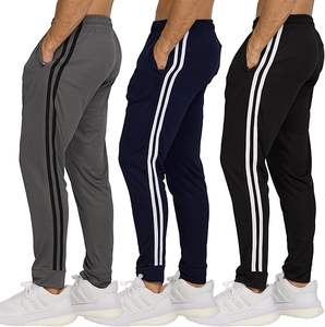 Pantalon de survêtement à logo personnalisé, pantalon en polaire Hip Hop, pantalon de jogging à taille élastique pour hommes, pantalon de jogging évasé empilé - Product Image 5
