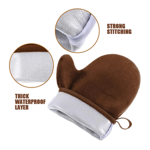 Gant applicateur de bronzage auto-bronzant ultra doux personnalisable, nouvelle arrivée, avec pouce, gant de bronzage corporel, gant auto-bronzant - Product Image 3