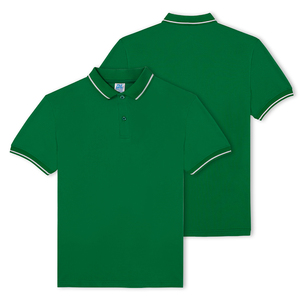 Polos unis avec logo, polos personnalisés avec logo imprimé, polos vierges pour sublimation, polos de golf grande taille pour hommes - Product Image 2